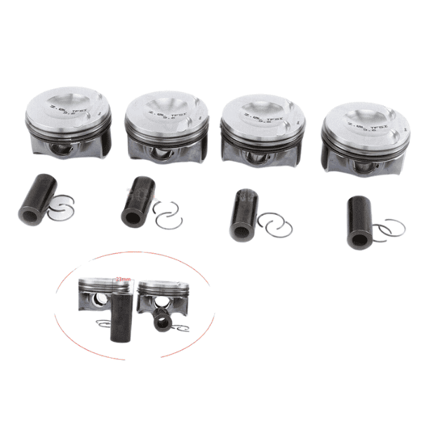 Piston and Ring Kit for VW and Audi 2.0T - 23MM 06L107065AR 06H198151C 06H107065DM