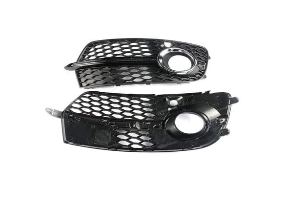 FRONT BUMPER FOG LIGHT GRILLE FOR AUDI Q5 S-LINE 2013 - 2017, 8R0807681S