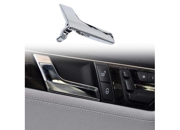 CHROME INTERIOR DOOR HANDLE REPLACEMENT FOR W204 RIGHT SIDE