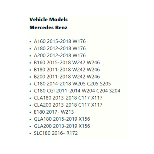 Mercedes W176 Crankshaft Standard big tile (Second hand) - R2700501
