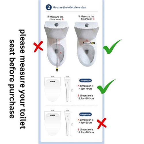 Luxury Smart Toilet Bidet Seat – Heated, Automatic, Comfort-Designed