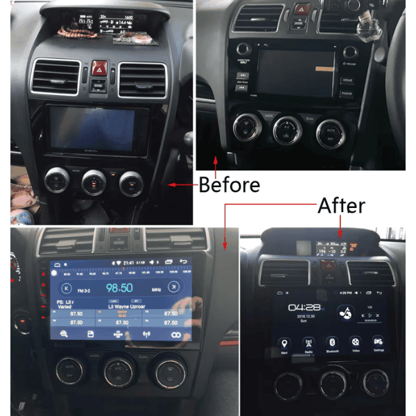 Android Navigation System with Carplay Android Auto for Subaru FORESTER XV WRX IMPREZA 2013 – 2017