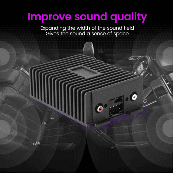 High-Powered MCX 4 Channel Amplifier compatible with Android Radios