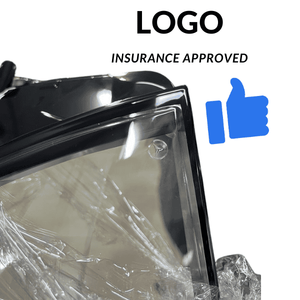 Mercedes Benz GLC W253 19-22 Headlight Replacement Lens WITH LOGO A2539068201DDZ - Left side