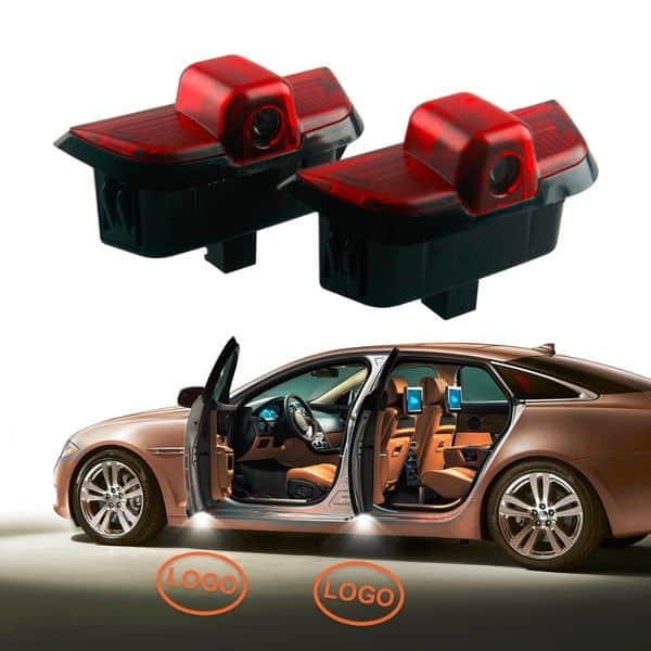 Mercedes W204 LED Car Door Logo Lights - Set of 2