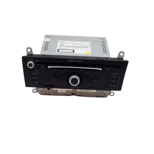 2014 AUDI A4 CONCERT RADIO CD PLAYER HEAD UNIT - 8R2035186N