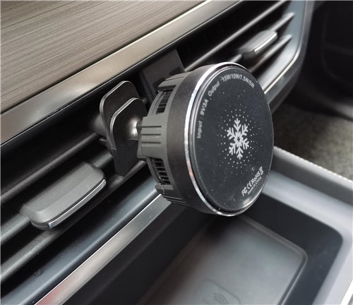 Qi2 Magnetic Car Wireless Charger with Cooling Fan
