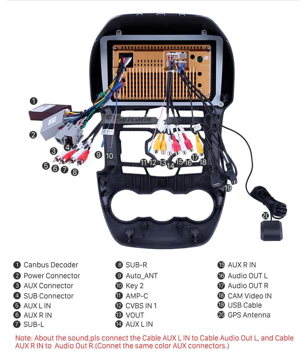 Ford Ranger 2011-2016 Android Radio Navigation Infotainment Unit
