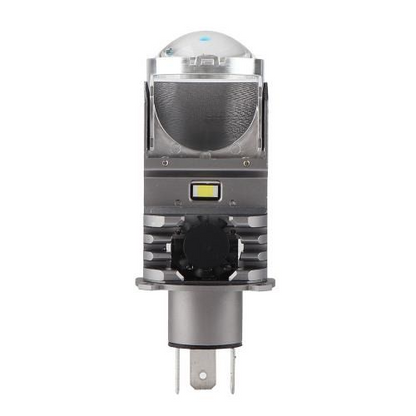Headlight LED Globes H4 with Projector Lens - Set of 2