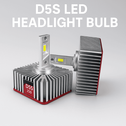 D5S 25D Xenon LED Headlight Bulbs - Set of 2