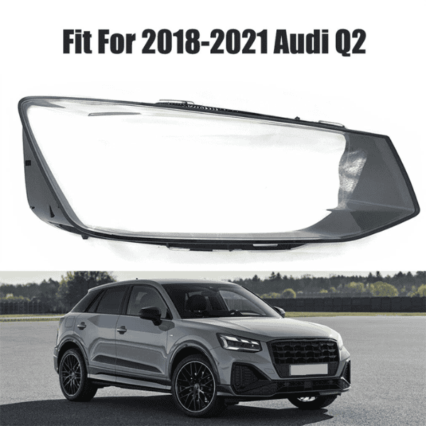 Replacement Headlight Lens for Audi Q2 (2018–2021) - Right Side