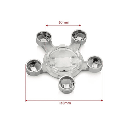 ALLOY CENTRE WHEEL HUB CAP FOR AUDI - SINGLE 4F0601165N