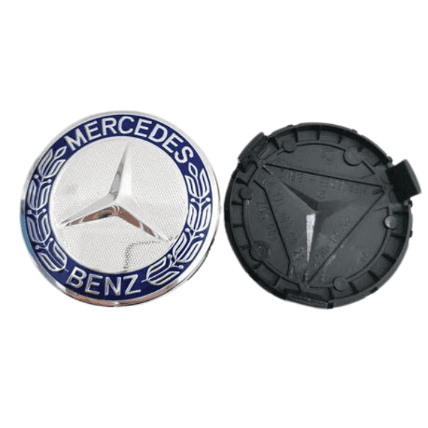Mercedes Centre Wheel Hub Cap 75mm - Single Dark Blue