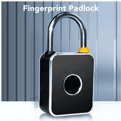 Mini Fingerprint Smart Padlock - Black