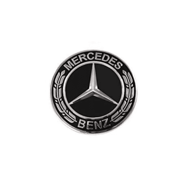 Mercedes Centre Wheel Hub Cap 75mm - Single Solid Black