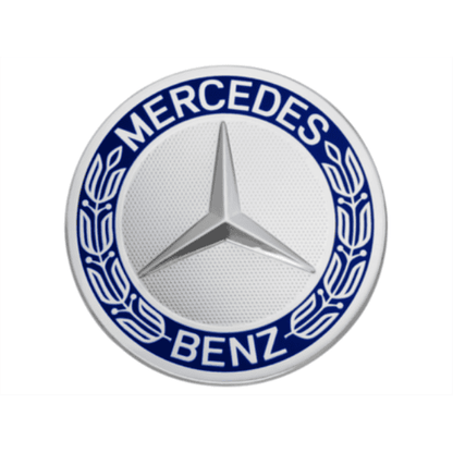 Mercedes Centre Wheel Hub Cap 75mm - Single Light Blue