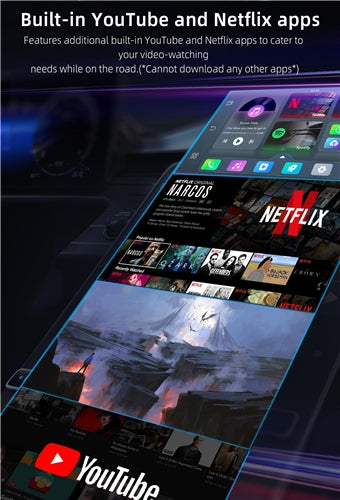 Apple Carplay Android TV Box Multimedia 2+32GB Quad-Core Carplay Ai Box
