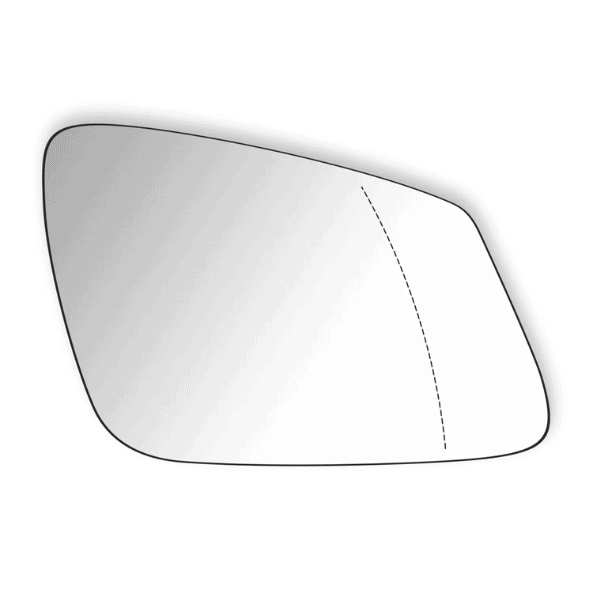 BMW F30 Mirror Glass with Blind Spot Assist - 51167285001 Left Side