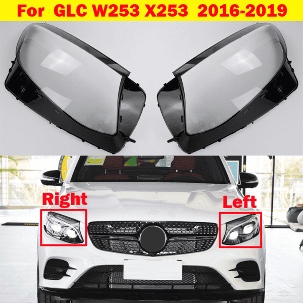 Mercedes Benz GLC W253 16-18 Headlight Replacement Lens A2539068201DDZ - Right Side