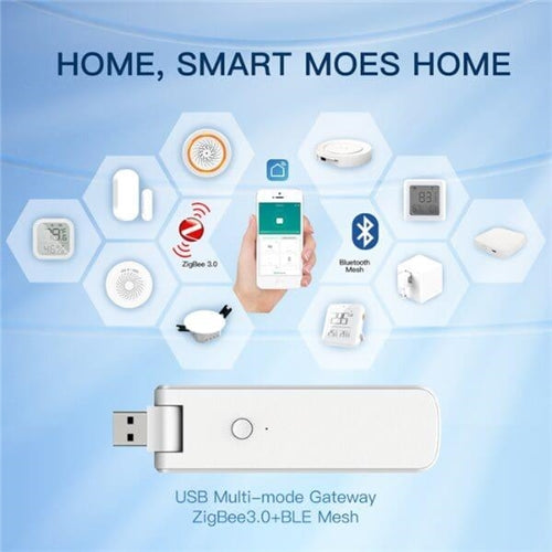 Tuya Smart USB Multi-Mode Gateway – WiFi Hub with Zigbee 3.0 & Bluetooth 5.0