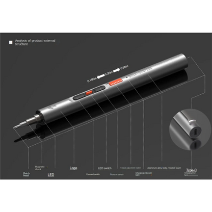 Creation Space Rechargeable Mini Electric Screwdriver - CS0802A