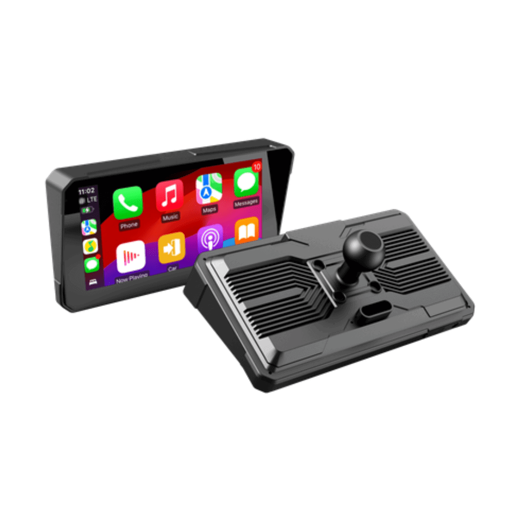 Motorcycle DVR 6.25″ Display – Wireless CarPlay, Android Auto, GPS