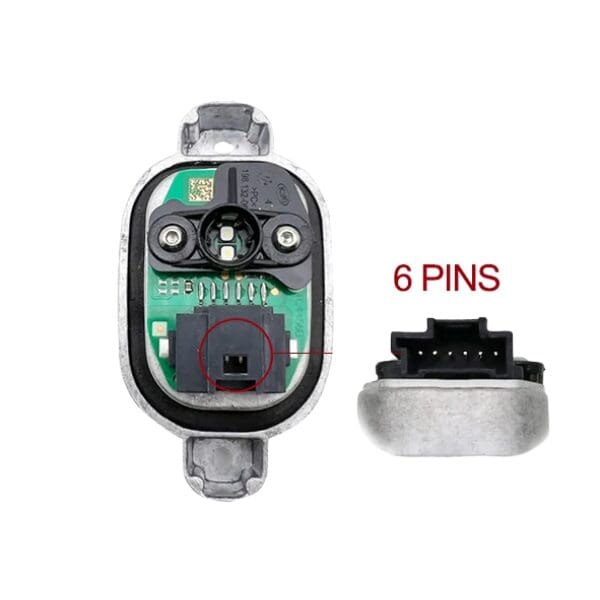 BMW F20 F21 LCI LED Headlight DRL Module – Replacement Part – 63117428425-6 6 Pins