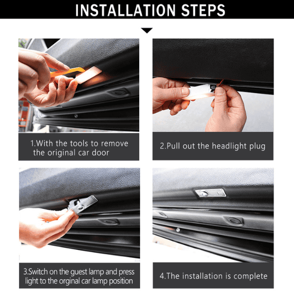 Car Door Logo Lights For Mercedes-Benz S Class Vito V-Class W447 2008-2013 W211 C216 W639