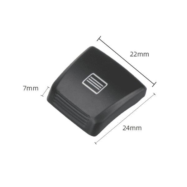 Mercedes W205 C Class Sunroof Switch Button 0009002907 - Black