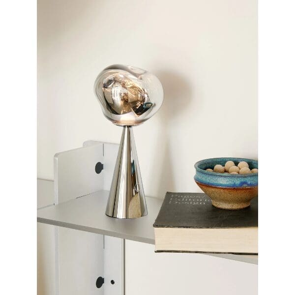 Ultra Modern Designer Melt LED Portable Table Lamp - Silver