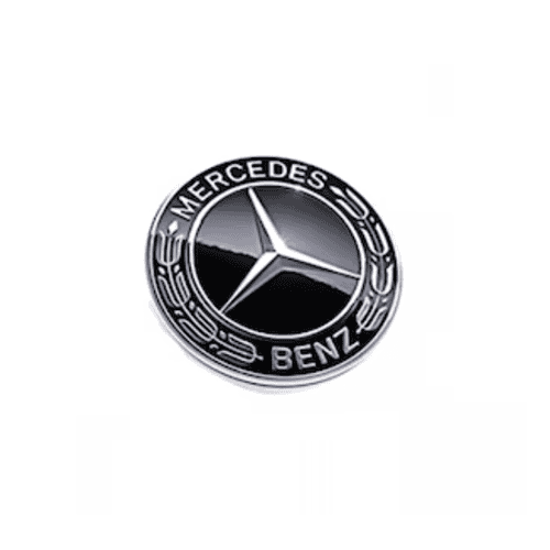 Mercedes Benz 57mm Bonnet Badge - A2188170116 Black Colour