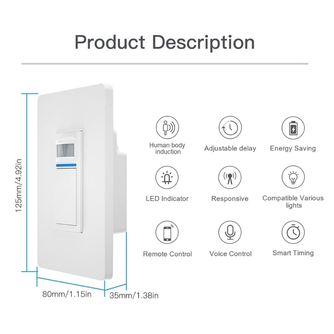 Smart Motion Sensor Light Switch