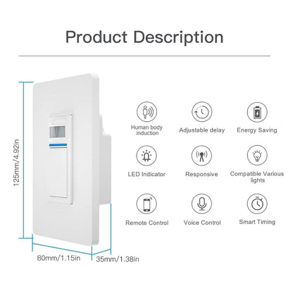 Smart Motion Sensor Light Switch