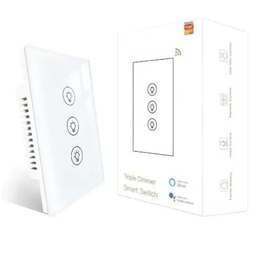 Smart Home Lighting Switch - Tuya App Controlled - 3 button