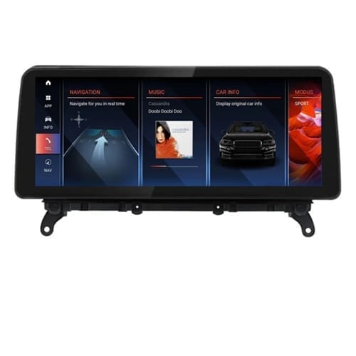BMW X3 F25 X4 F26 Android 14 10.25" GPS Navigation CarPlay Screen CIC 2011–2017
