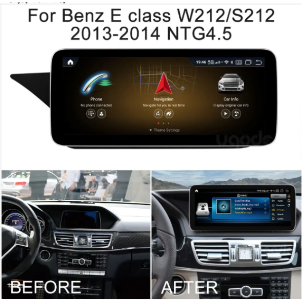 Mercedes Benz W212 W207 Android Screen GPS Navigation System
