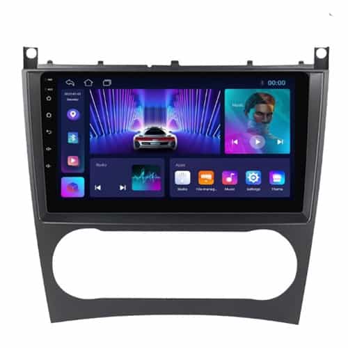 9" Android 12 Car Multimedia Player – For Mercedes-Benz C-Class W203 W209 (2004–2011)