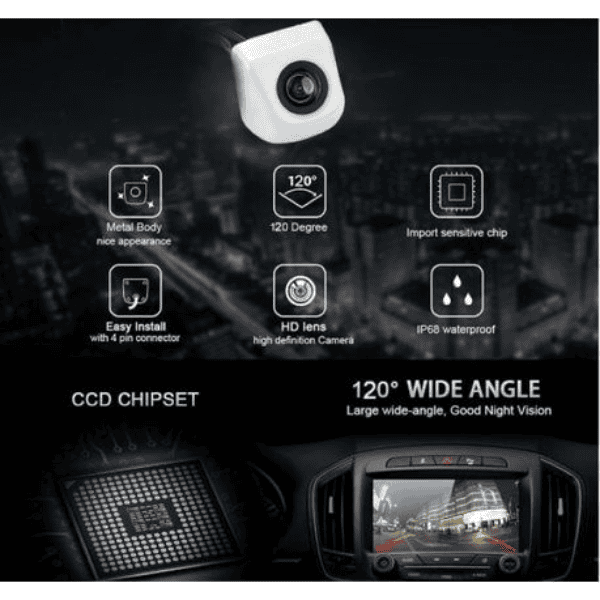 Universal Car Rear View Camera (Black Colour)