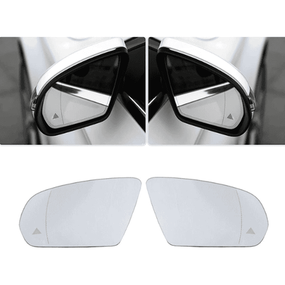 OEM Mercedes C E S W205 W213 W222 C238 Mirror Glass with Blind Spot - A0998100616 Right Side