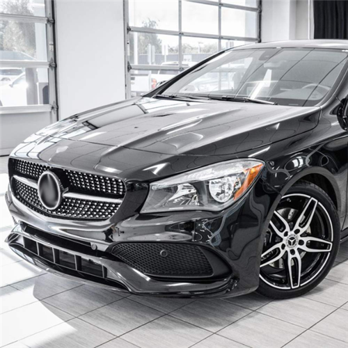 Mercedes Benz W117 CLA Class 2014-2016 Diamond Black Front Bumper Grill - 1178801503