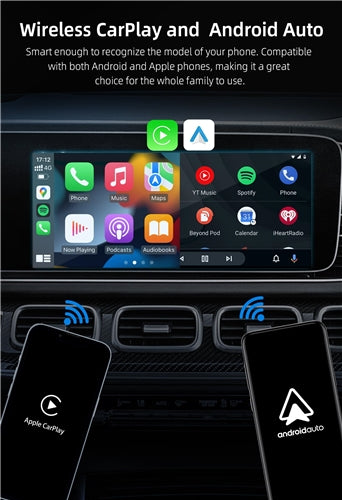 Play2Video Pro All in One Multimedia Adapter - Wired to Wireless Carplay Android Auto