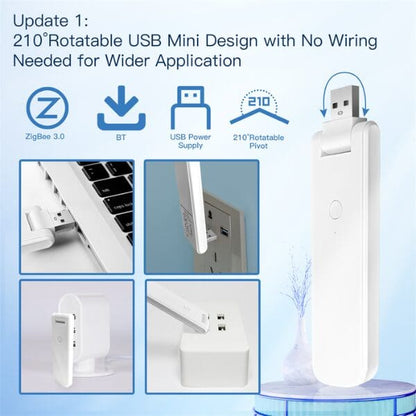 Tuya Smart USB Multi-Mode Gateway – WiFi Hub with Zigbee 3.0 &amp; Bluetooth 5.0