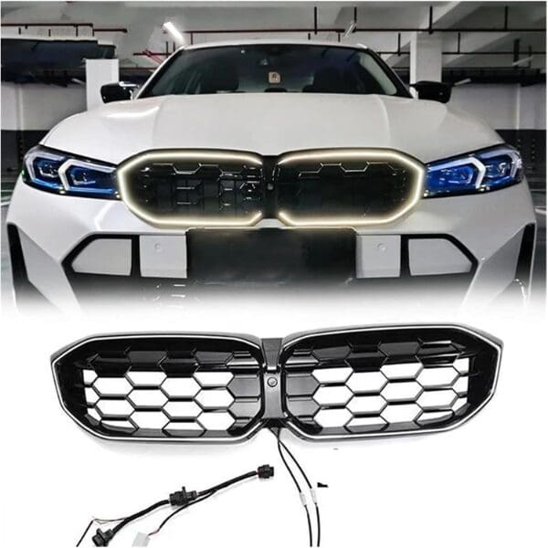 Front Bumper LED Grill Set for BMW G20/G28 3 Series 2023+ Models