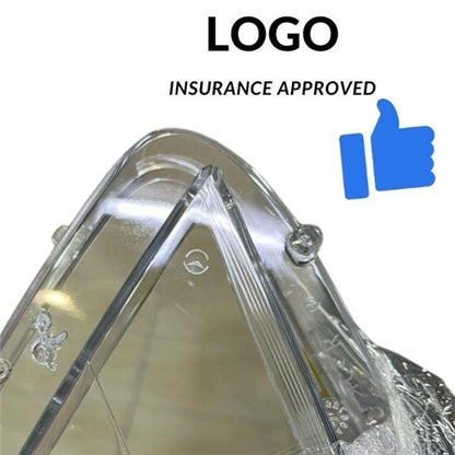 Headlight Lens for Mercedes C Class W204 11-14 WITH LOGO Left - A2048203539