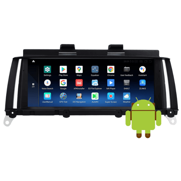 BMW F25 X3 10.25" 14-16 NBT XRC Android Navigation with Apple CarPlay and Android Auto 2GB 32GB