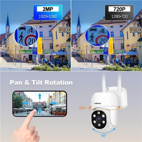 4-Channel Wireless CCTV System with 10.1″ LCD Monitor & Two-Way Audio (New Model)
