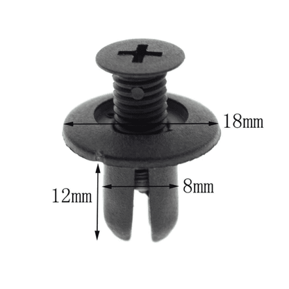 Bumper Fender Liner Retainer Clip For Hyundai - Set of 5