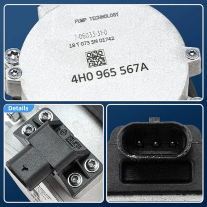Auxiliary Coolant Pump Fits Audi A4/A5/A6/A7/Q7/S5 2.0T &amp; 3.0T - 4H0965567 / 8K0965567