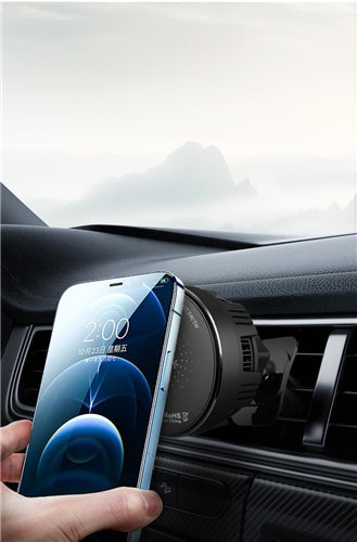 Qi2 Magnetic Car Wireless Charger with Cooling Fan