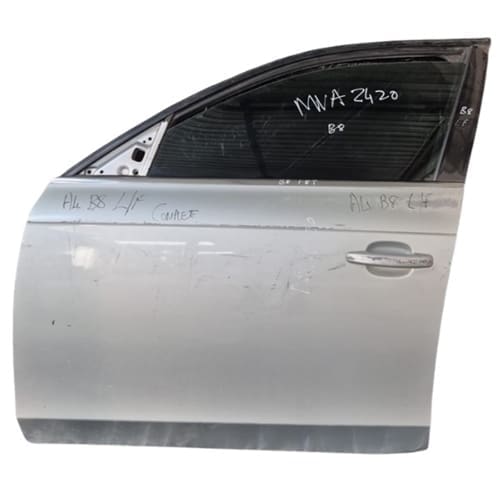 Audi A4 B8 LF Door Assembly Complete – No Mirror – Minor Repairable Damage